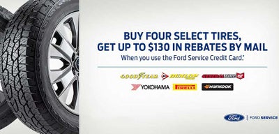Buy Four Select Tires, Get Up To $130 In Rebates By Mail