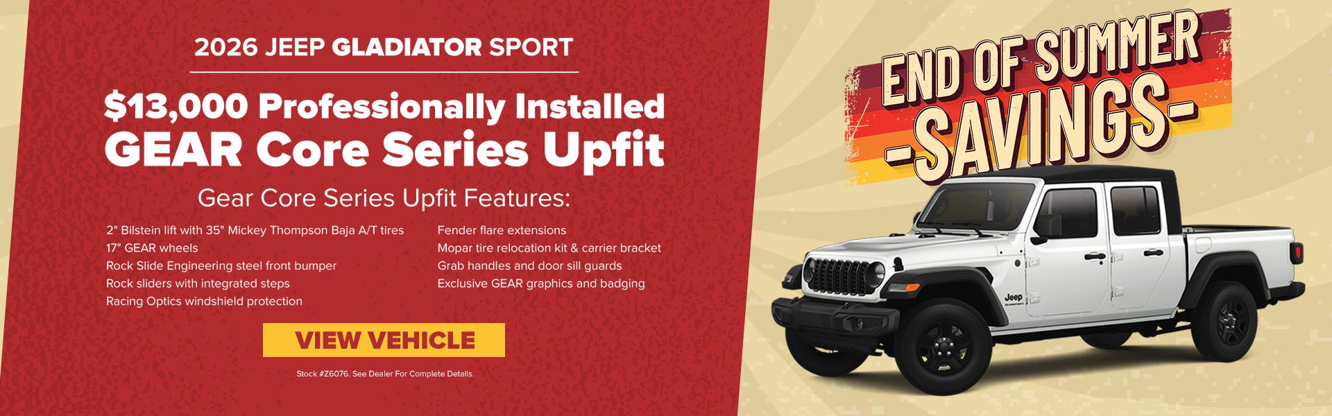 2026 Jeep Gladiator Sport