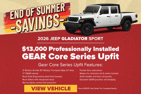 2026 Jeep Gladiator Sport