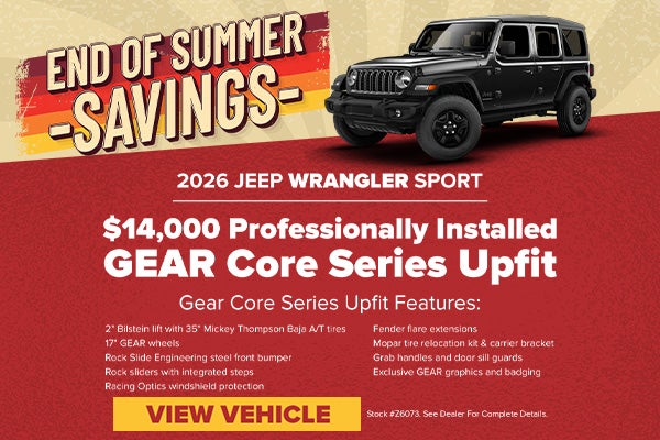 2026 Jeep Wrangler Sport